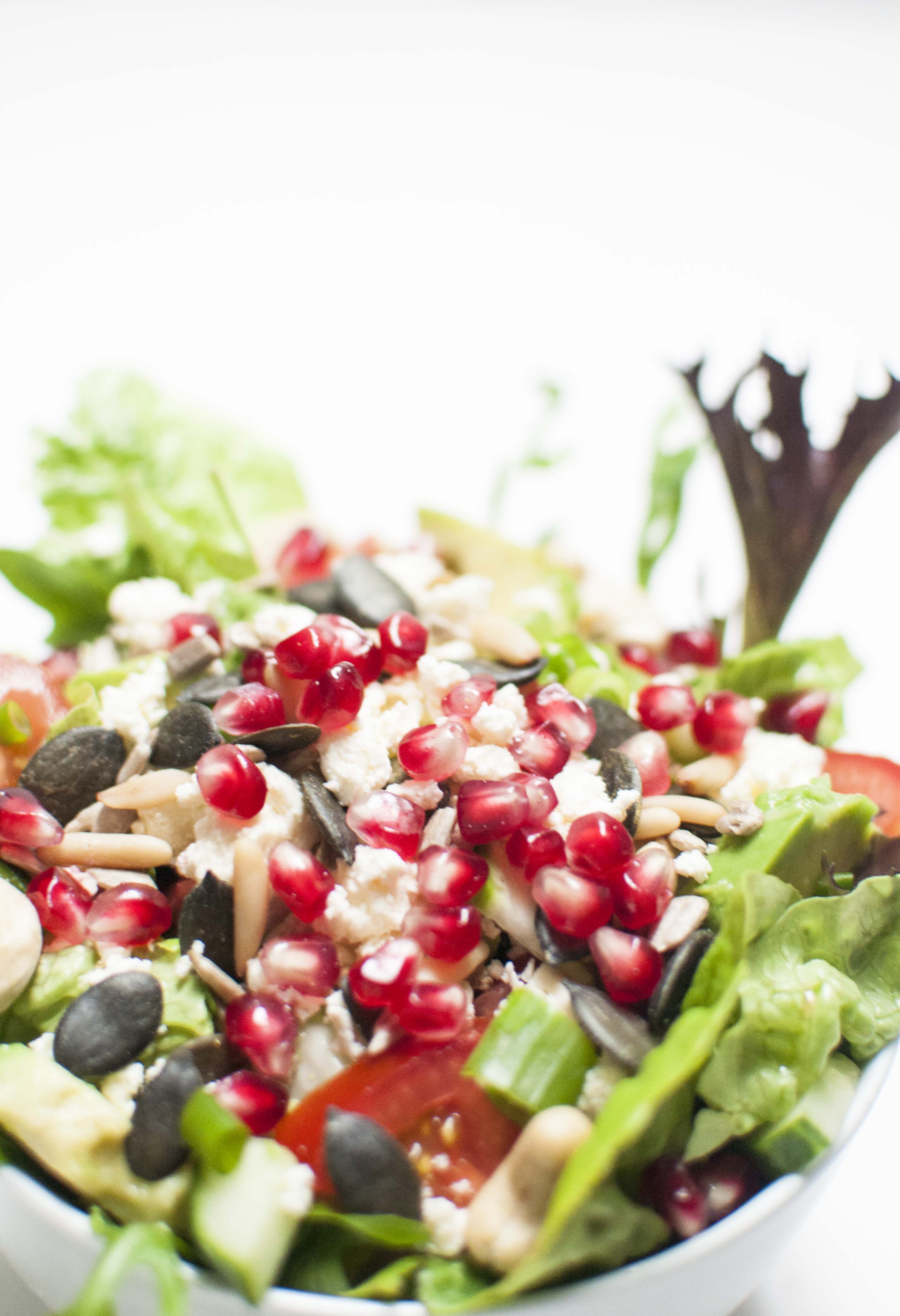 Frisch, Fit und voller Vitamine kommt ihr mit dem Power Salat durch den tristen Herbst.