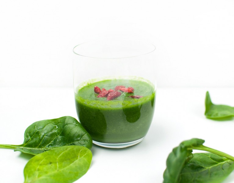 Spinat Smoothie www.vollgut-gutvoll.de