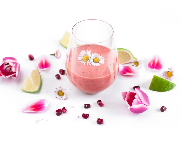 Frühlingssmoothie http://wp.me/p6GO5w-D3 Frühling Smoothie Flowers