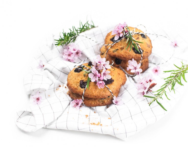 Kirsch Rosmarin Kekse http://wp.me/p6GO5w-Dn Cherry Rosmary cookies