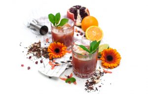 Granatapfel Orangen Tee Cocktail http://wp.me/p6GO5w-Kj